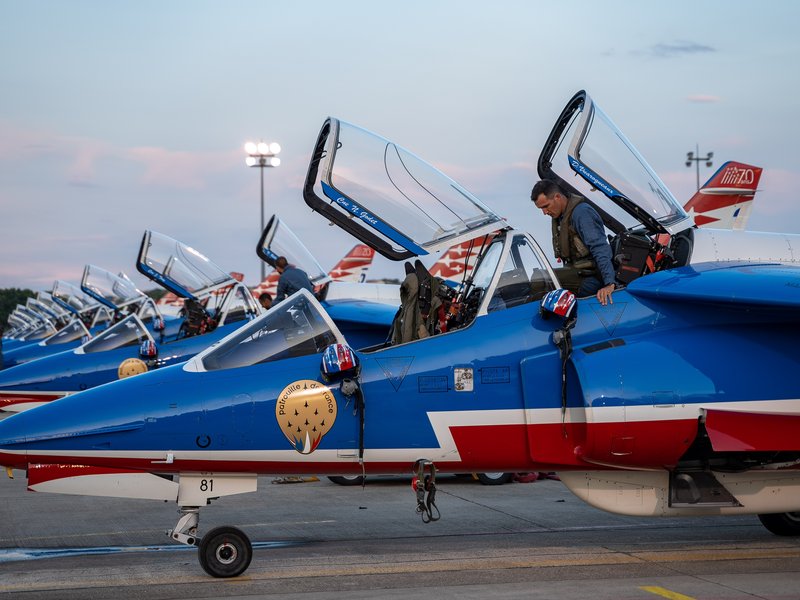 Patrouille de France – one of the most famous aerobatic teams in the world – making its debut in Romania at BIAS 2025