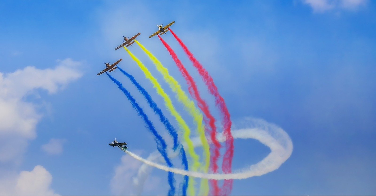 The training sessions have begun for the biggest air show in Romania